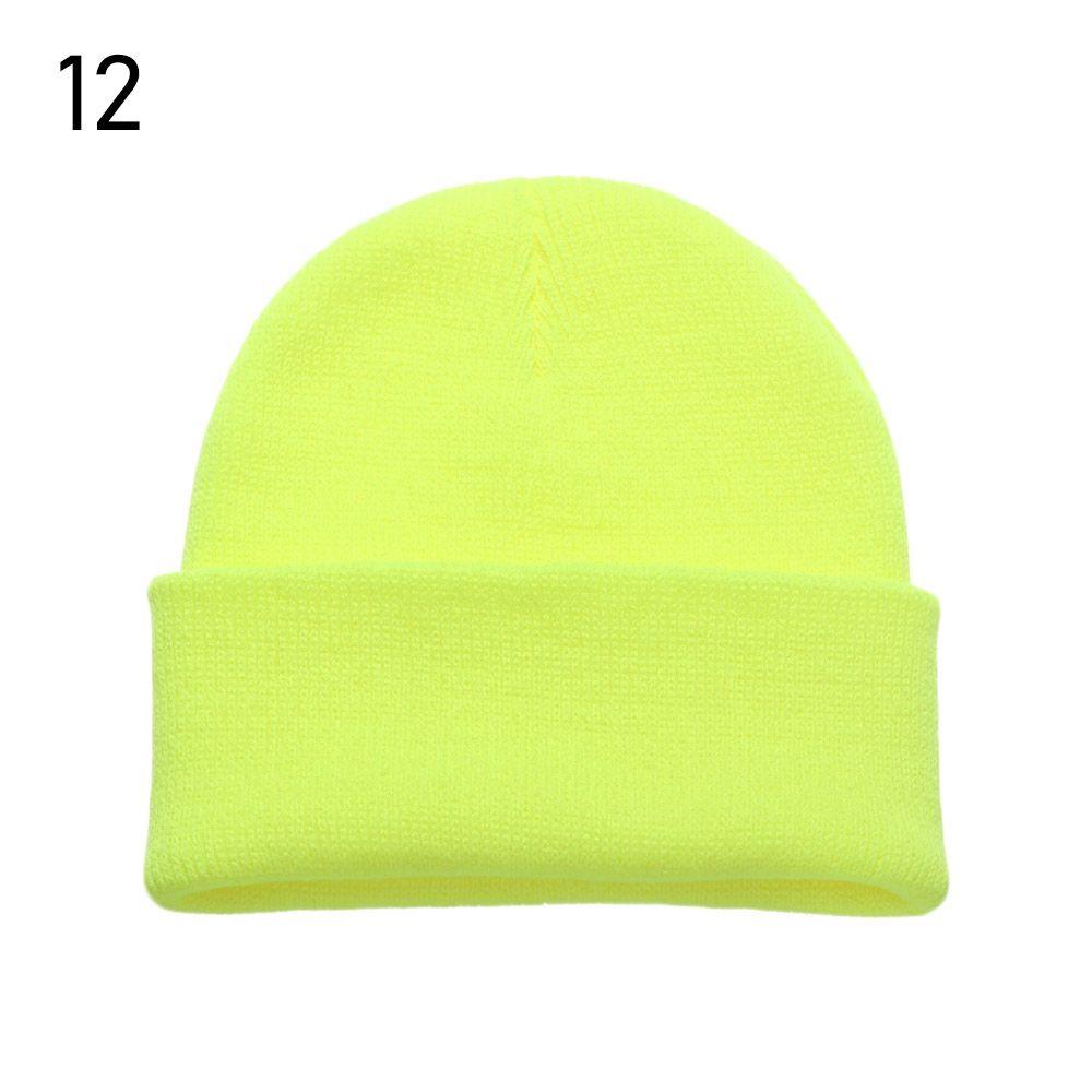 Ladies Casual Cap Woman/Men Female Beanie Caps Winter Autumn Hats Knitted Beanies Warmer Bonnet