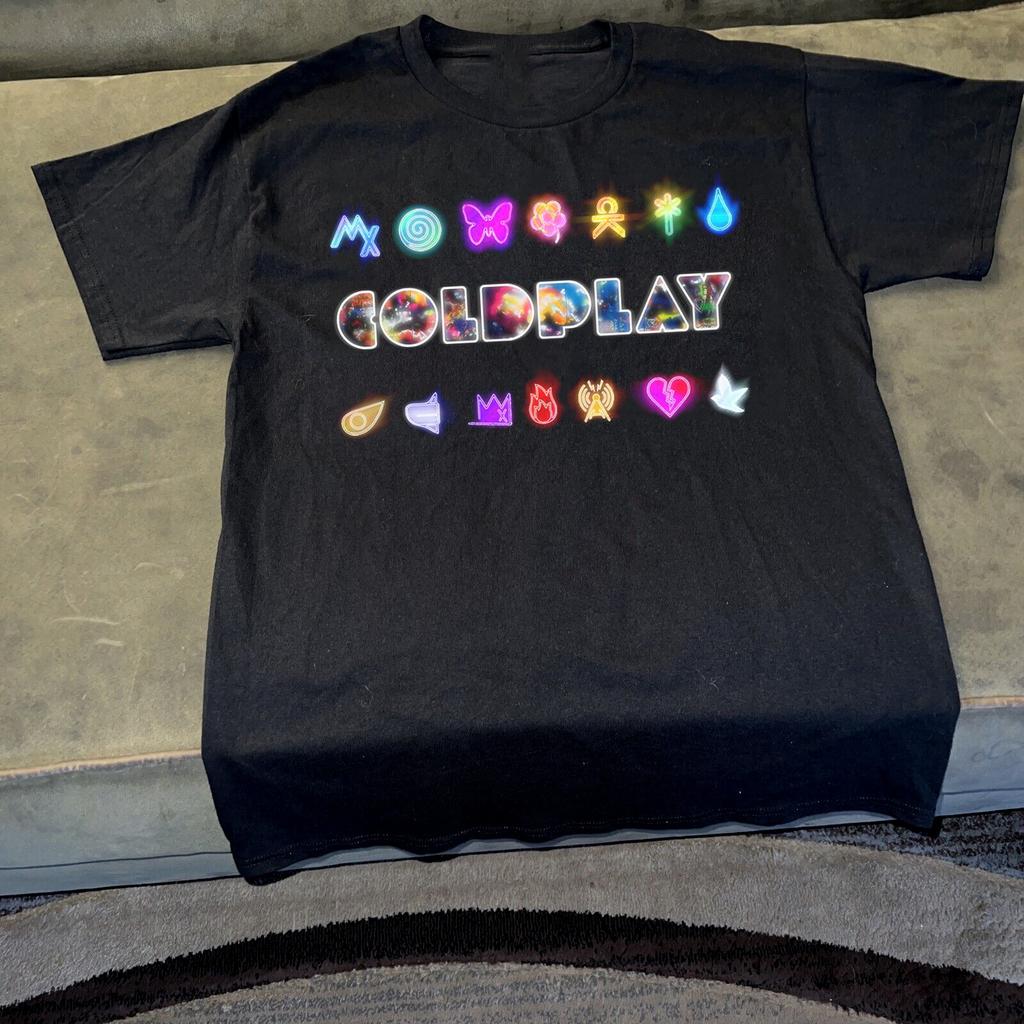 Coldplay band Album Music Short Sleeve Unisex T-Shirt All Size S To 5XL