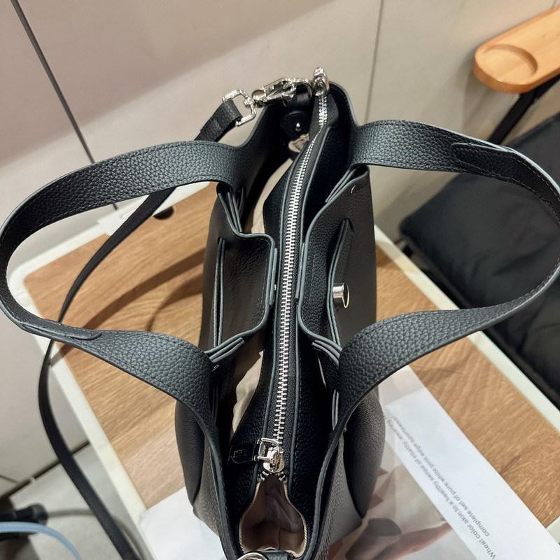 Новая высококачественная плетеная корзина из коровьей кожи, сумка-ведро, сумка-тоут, сумка-мессенджер для ношения через плечо, женская сумка.