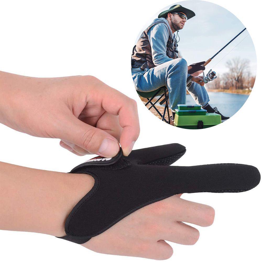 Hot Non-Slip Sport Anti-Slip Breathable Double Finger Fishing Gloves