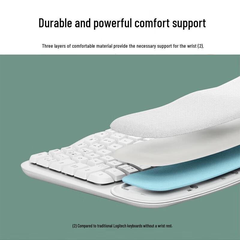 Эргономичный беспроводной комплект Logitech Wave Keys & Lift (клавиатура и мышь)