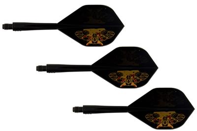 CONDOR AXE THE BULL Стандартный M Черный Джеймс Бейли Condor AXE The Bull Дротики Флайты Бейли (Модель Джеймса)