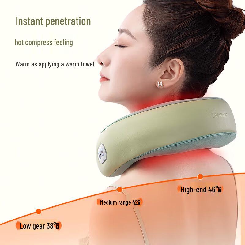 Массажная подушка для шеи и плеч, cervical, штекер CN (адаптер в комплекте)