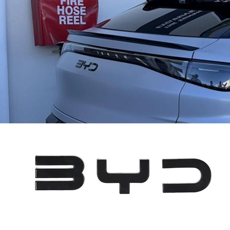 Для BYD SEALION 7 Черный Воин наклейка на логотип автомобиля Черный Воин Задний значок Стиль модификации Покрытие Значок автомобиля