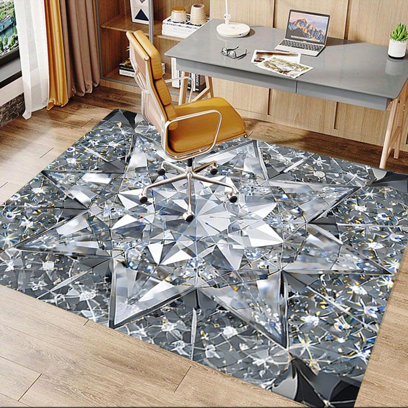 1 шт. Алмазы Кристалл Очень Большой Нескользящий Ковер для Пола, Офис, Семья, Спальня Большой Ковер Ковры для Помещений, Яркие Цвета