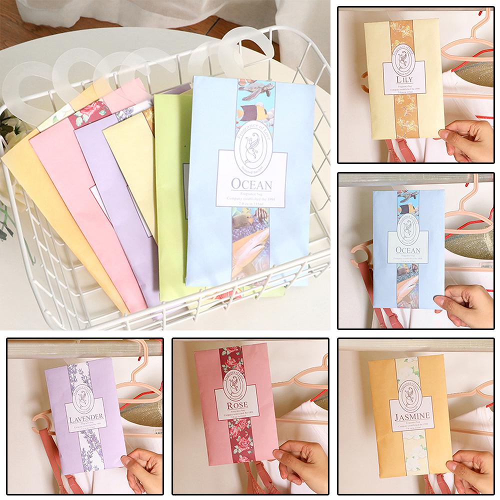 Hanging Scented Wardrobe Clothes Freshner Fragrant Sachet Home Car Fragrance Bag