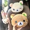 Подголовники Rilakkuma Korilakkuma Подушки для шеи в машину Подушки-игрушки Плюшевые подушки Подушки для салона автомобиля Подушки под поясницу для водительского сиденья