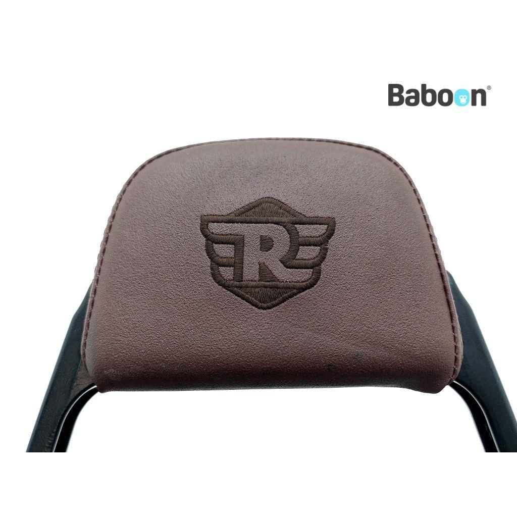 Royal Enfield New Bullet 350 "Passenger Backrest Mount & Brown Pad"