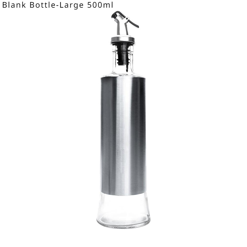 HANYANG Бутылка для приправ из нержавеющей стали Кувшин для масла Бутылка для соевого соуса Бутылка для уксуса Стеклянная бутылка Бутылка вина Банка для уксуса Бутылка для распыления масла