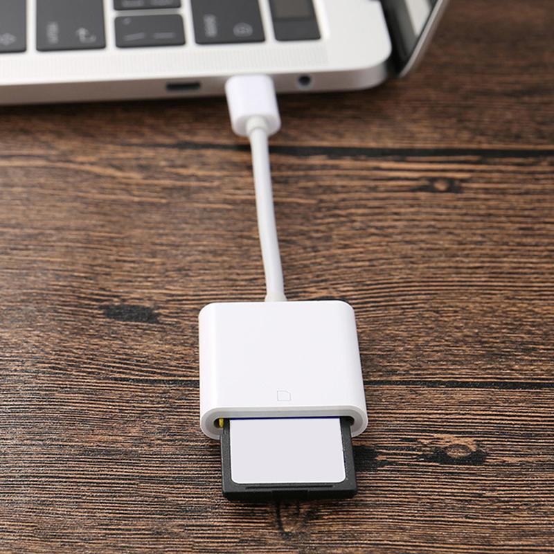 1 шт. Тип C для телефона, устройство чтения карт памяти, адаптер Lightning для устройств чтения карт памяти SD/TF, поддержка Ios для устройств чтения карт памяти камеры