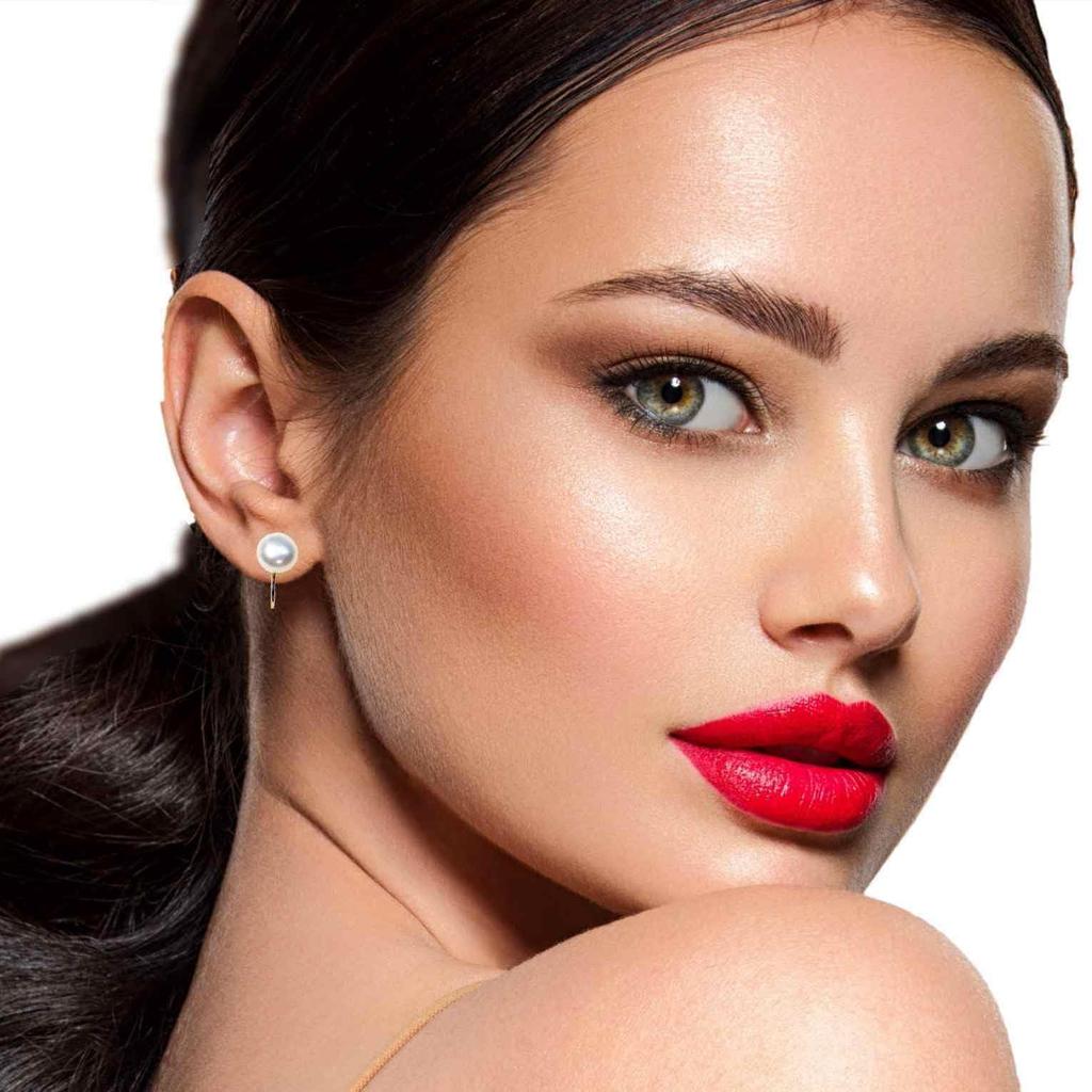 Серьги для женщин Популярные серьги Painless Gold Freshwater Pearl Single Silicon Silicone Pad Cushion Earrings Classy Delicate Elegant Miyabi Grace