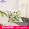 Tropical Plant Decoration Pillow Cover Green Leaf Pattern Pillow Cover Cushion Cover Home Decoration Sofa Decoration