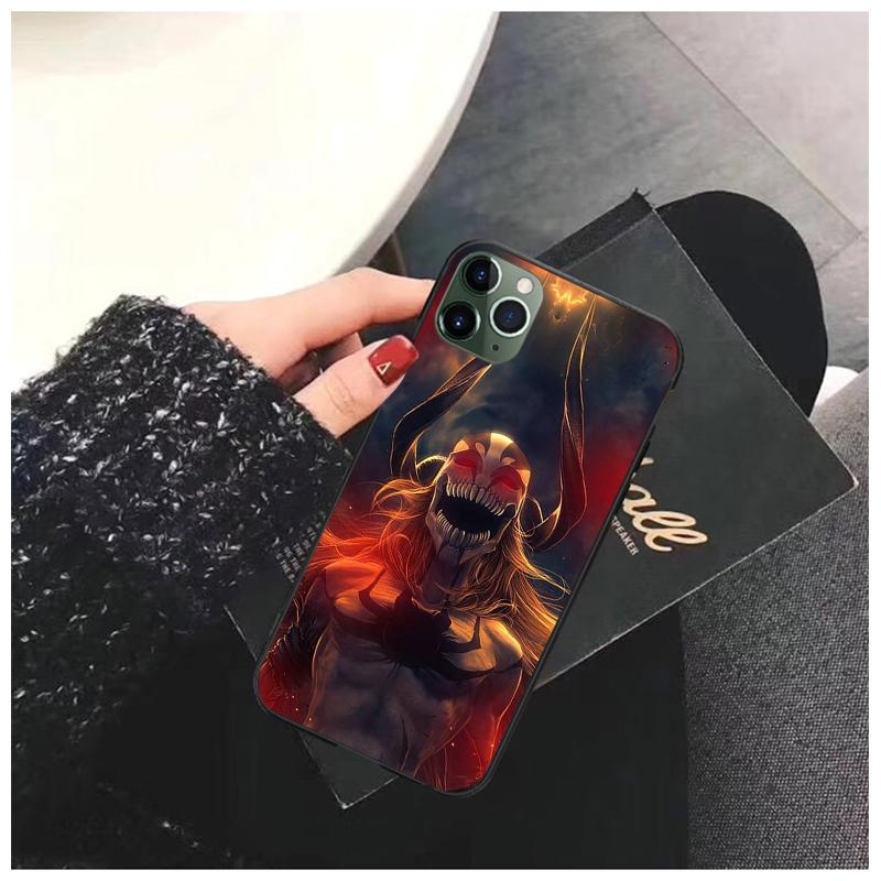 Ichigo Kenpachi Bleach Manga Anime Phone Case For iPhone 14 13 12 Pro Max Case For iPhone 11 Pro XS MAX X XR SE2 8 7 Plus Case