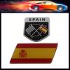 Национальный флаг Испании для ноутбука, стены, внедорожника, автомобиля для бездорожья, капота, крыла, багажника, задняя наклейка, эмблема, значок, стикер
