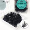 Wispy Cluster Individual Lashes Mix Dovetail Eyelash Extension 180 Volume Natural Segmented Eyelash Bundles Makeup Supplies