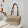 Summer Idyllic Woven Bag Women's New Large-capacity Shoulder Bag Leisure Seaside Vacation Beach Bag