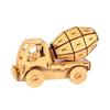 Red Bamboo 3D Wooden Car Jigsaw Puzzle - DIY Interlocking Laser-Cut Model