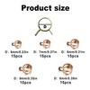 75Pcs Fastener 6-10Mm Spring Clip Fuel Water Line Hose Pipe Air Tube Clamps Fuel Water Tube Clamps Fastener