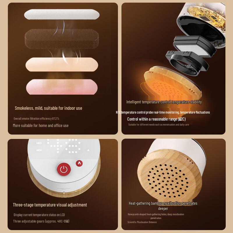 breo A2 Portable Smart Electronic Moxibustion Device CN plug (adapter included)