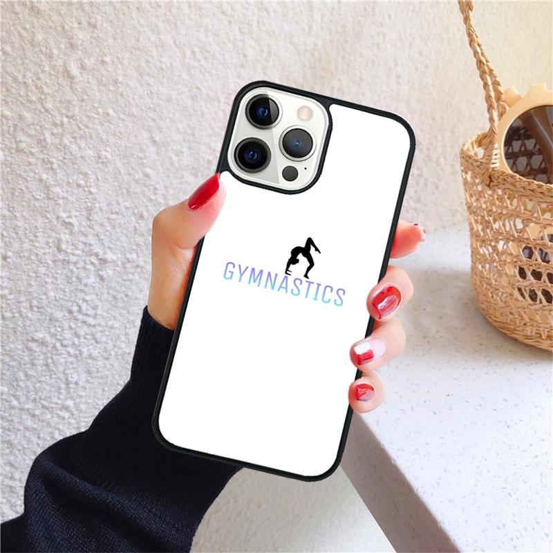 Чехол для телефона Силуэт Гимнастки для iPhone 17 Air 16 Coque 15 14 12 13 PLUS 11 PRO MAX Задняя Крышка Fundas Shell