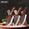 WXCOO Stainless Steel Kitchen Knives Handmade Forged Cleaver Boning Knife Fruit Vegetable Cutter Utility Knife DIY Bottle Opener