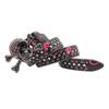 Унисекс кожаный ремень с rhinestone-черепом - Джинсовый пояс в европейском стиле