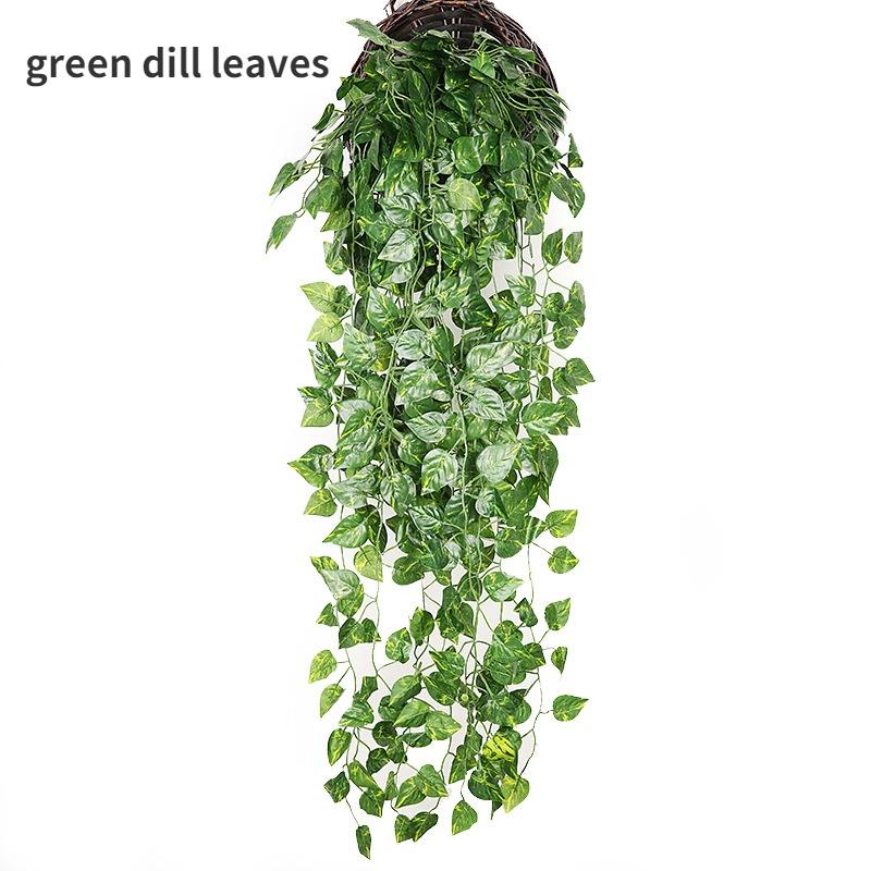 1 шт., искусственные растения, лозы, настенные висячие листья ротанга, ветки, домашний декор, пластиковые искусственные шелковые листья, растение плющ, открытый сад, свадебное украшение