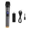Wireless Microphone Handheld Mic with Receiver for Karaoke Speech Loudspeaker