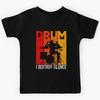 I DESTROY SILENCE TSHIRT, FUNNY DRUMMER    Kids T-Shirt