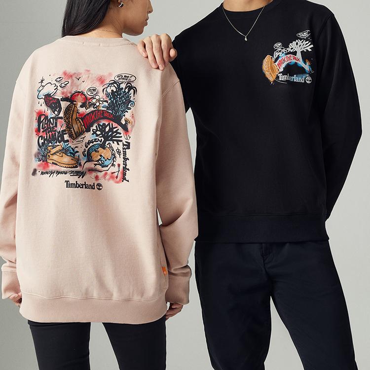 Timberland Повседневный свитер-свитшот унисекс, черный A5YE1-001A