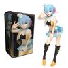 21CM Anime Re:Zero kara Hajimeru Isekai Seikatsu Memory Snow Rem Precious Figure Original Campaign Girl ver Model Toy Gift