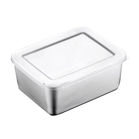 1/2/4/8Pcs Food Storage Containers Set Lunch Box Stainless Steel Stackable Snack Containers