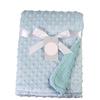 76*102cm Cute Infant Baby Warm Double Layer Blankets Swaddle Bathing Towels