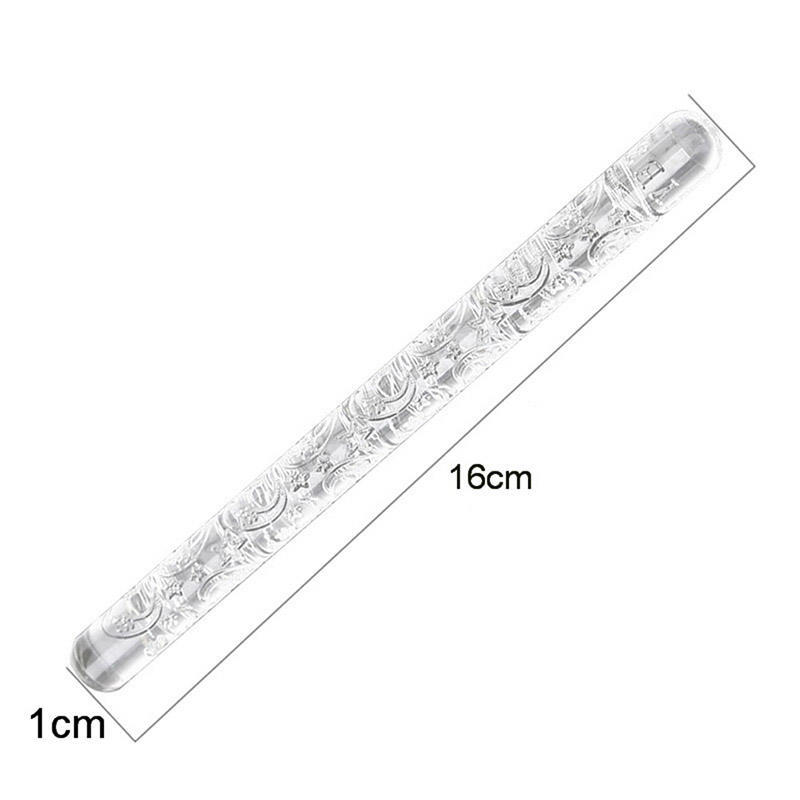 Тиснение акриловая скалка помадка сахар ремесло торт инструмент для украшения выпечки