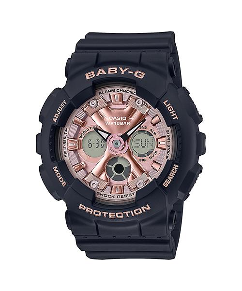Casio Мужские Аналоговые Кварцевые Часы BA-130-1A4 из Смолы, Водонепроницаемые до 100 м, Ударопрочные