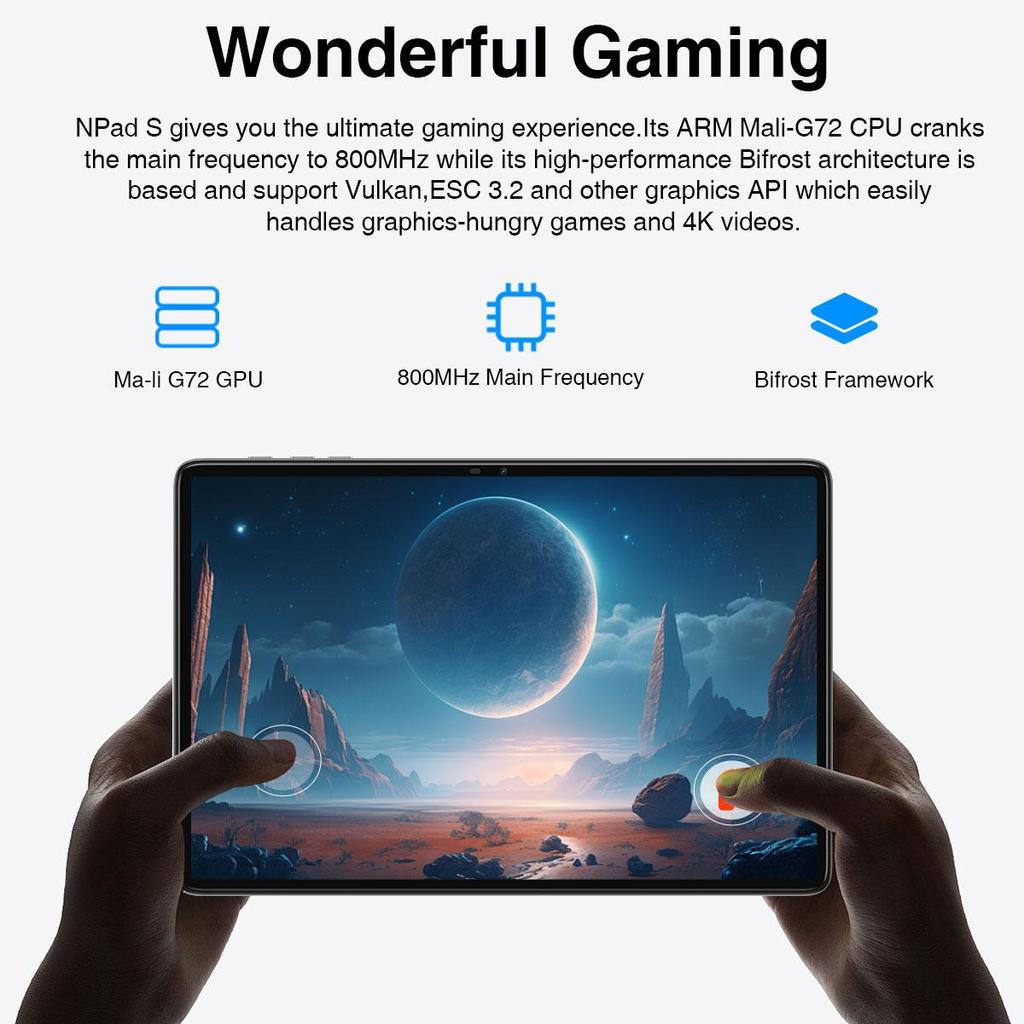 N-one Планшет Android 12 MT8183 Octa-Core 10 дюймов новейший планшетный компьютер поддержка 5G WiFi