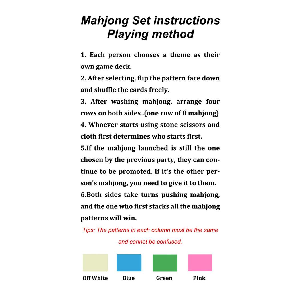 Flag Mah Jong, Mahjong Tile Set -Puzzle Mahjong Set, 64 Tiles Mahjong Game, Portable Mahjong Tiles Party Games For Fun Family Game Night