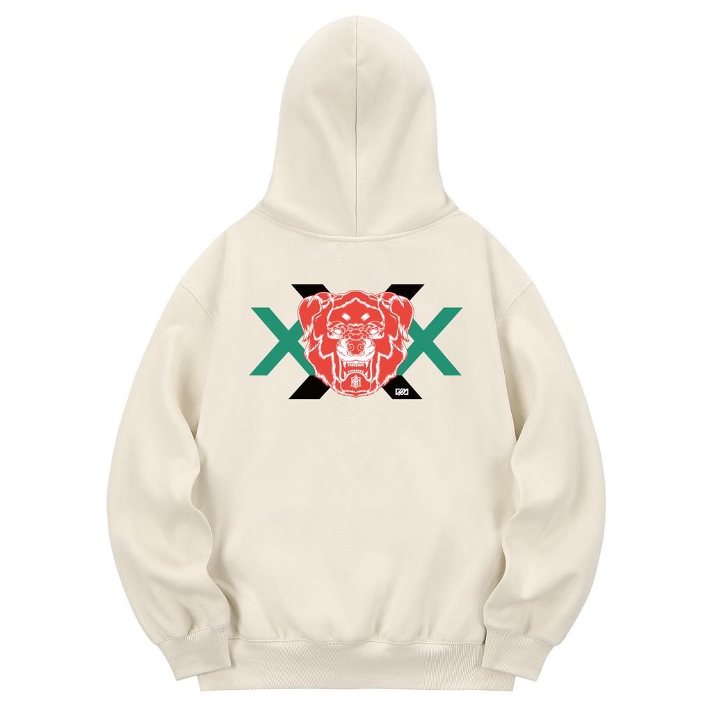 Khc0031 Lotx Худи на флисовой подкладке - Кремовый