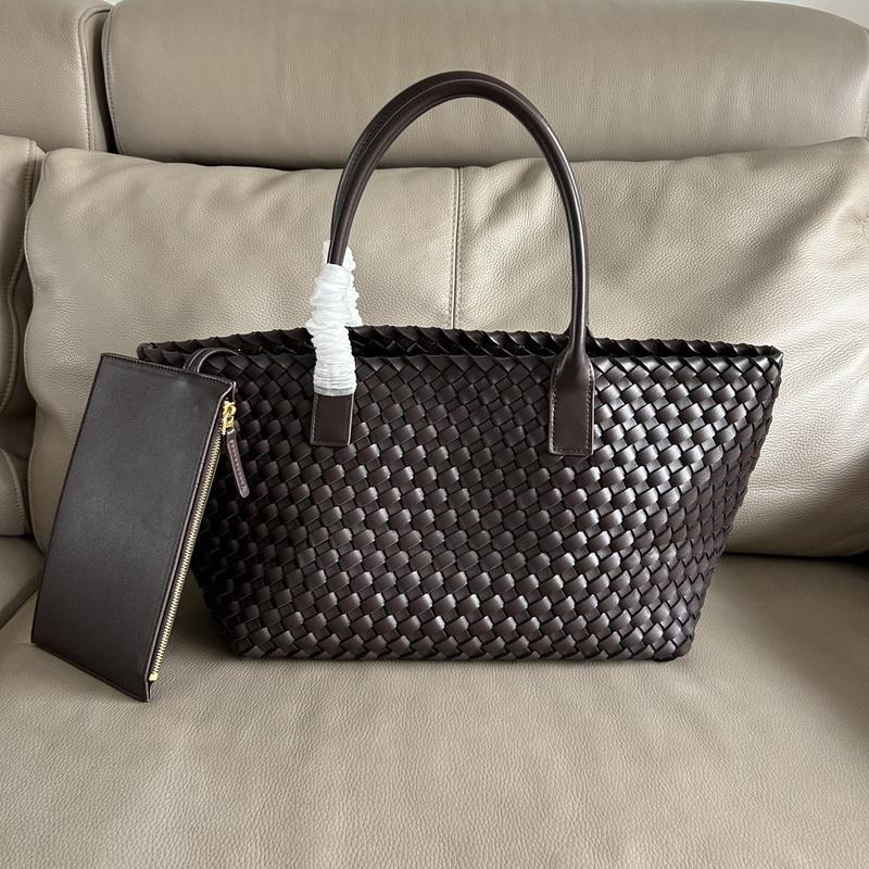 2025 Новая женская сумка из натуральной кожи, плетеная вручную сумка, большая вместимость, сумка для матери и ребенка, корзина для овощей, ручная сумка через плечо, крест