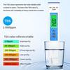 4 In 1 Digital PH Meter PH TDS EC TEMP Tester Backlight Water Quality Tester For Pools Drinking Water Aquariums