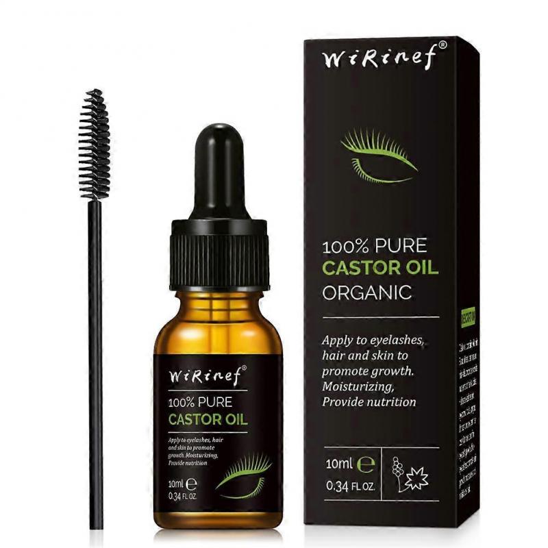 Natural Castor Oil Eyelash Growth Serum Hair Treatment Eyebrow Rapid Growth Liquid Essential Oil Makeup Essence Eyelash Enhancer