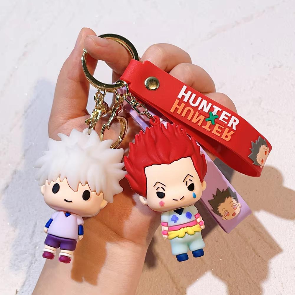 Аниме HUNTER X HUNTER Фигурка Брелок Силиконовый ГОН·ФРИКС Кукла Подвеска Брелок для ключей Аксессуары Держатель для ключей автомобиля Ювелирные изделия Детская игрушка Подарок