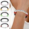 12pcs Casual Wear Football Bracelets Stackable Sports Bracelets Gift Theme Bracelets  Unisex