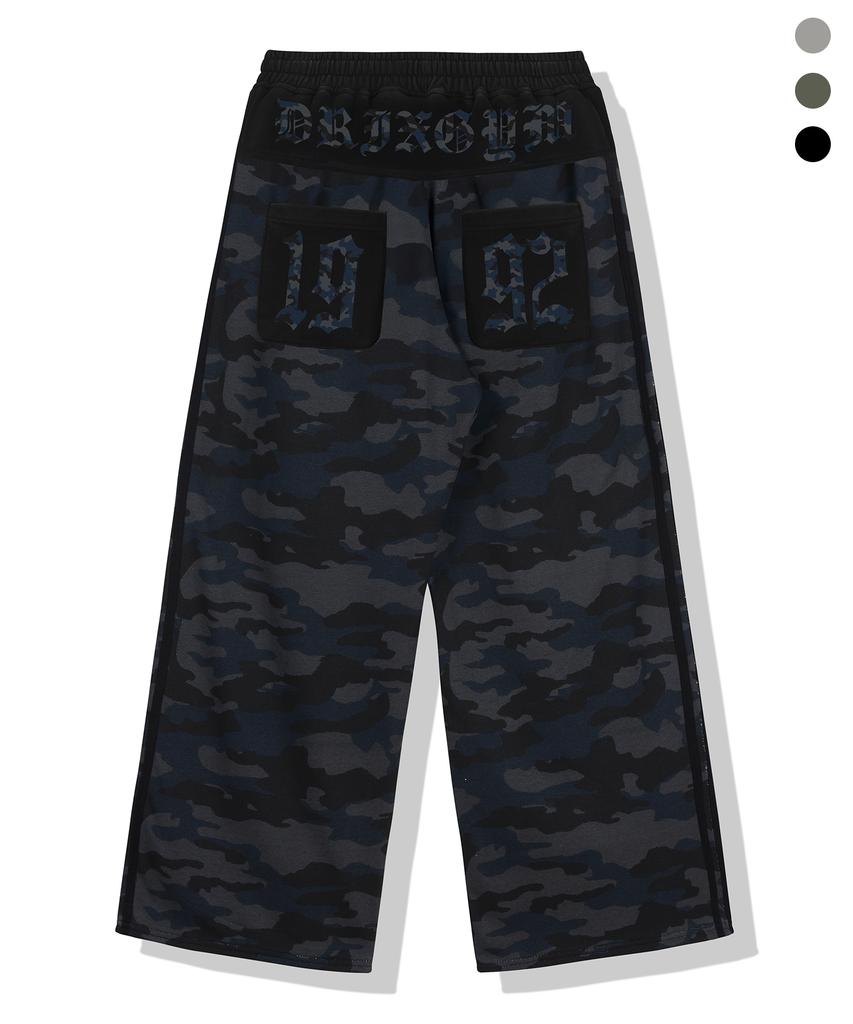 DRIX Camo Color Block Track Line Graphic Pants_3Color