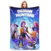 KPop Demon Hunters Huntrix Blankets Flannel Autumn/Winter  Portable Soft Throw Blankets for Bedding Couch Bedspreads