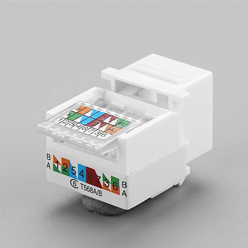 Rj45 Cat6 Utp Keystone гнездовой разъем адаптера Интернет-сети Lan кабель