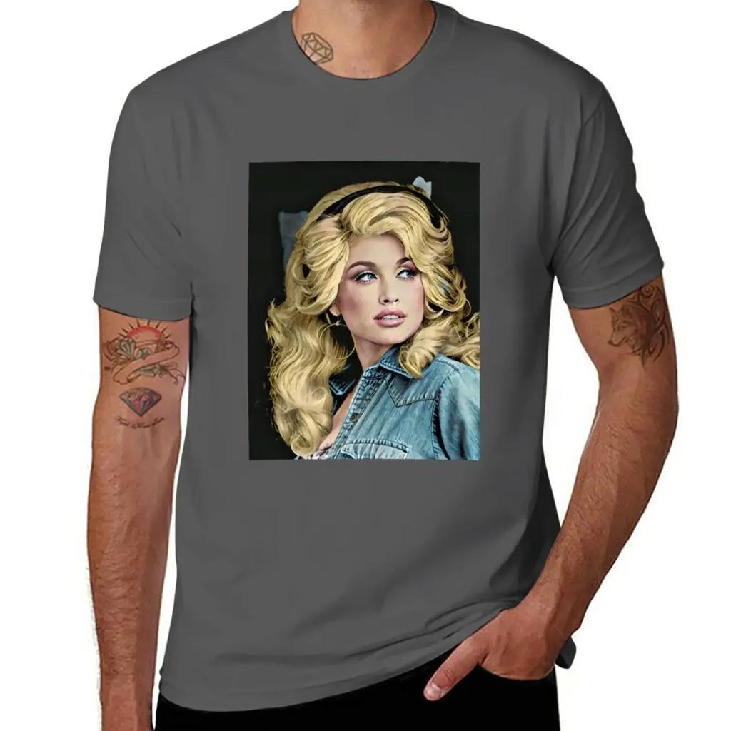 vintage dolly gift parton for lovers T-Shirt funnys cute clothes animal prinfor boys workout shirts for men