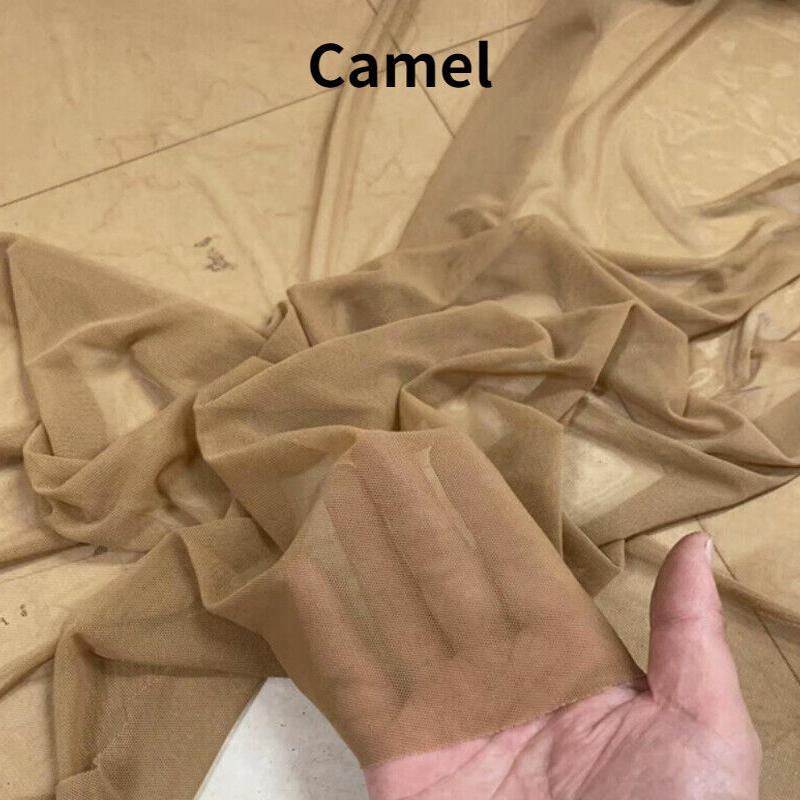 4 Way Stretch Nylon Spandex Mesh Fabric 20D Super Thin High Elastic Encrypted Tulle Gauze Net Fabric For Diy Sewing Material