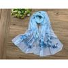 New Blackout Beach Towel Summer Air Conditioning Shawl Chiffon Scarf Temperament Celebrity Women's Gauze Scarf