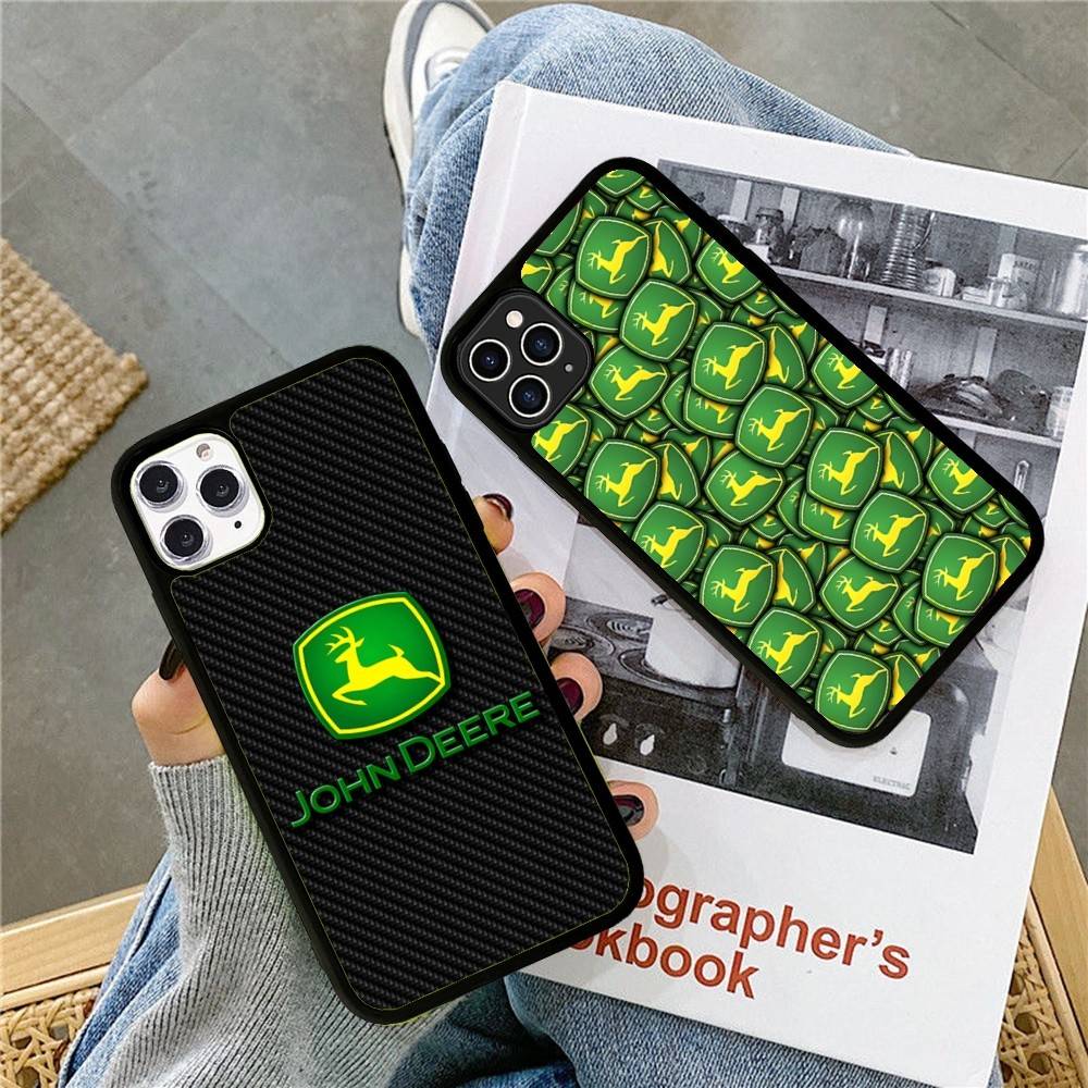 Зеленый Грузовик J-John Трактор D-Deeres Для IPhone 11 12 13 14 15 16 17 Pro Max Plus Ударопрочные Задние Чехлы для Телефона TPU+PC